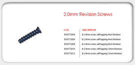 2.0mm Revision Screws