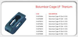 Biolumbar Cage I/F  titanium
