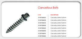 Cancellous Bolts