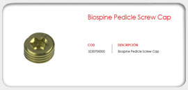 Biospine Pedicle Screw Cap