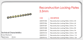 Reconstruction Locking Plates 3.5mm 