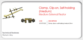 Clamp, Clip-on, Self-holding (Medium) 