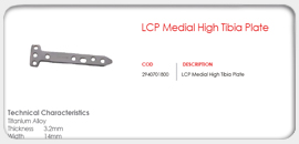 MIS LCP Proximal Lateral Tibia Plates