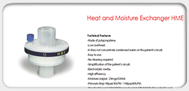 Heat and Moisture Exchanger HME