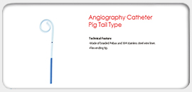 Angiography Catheter Pig Tail Type