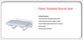 Plastic Foldable Shower Seat