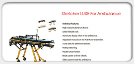 Stretcher LUXE for Ambulance