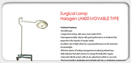 Surgical Lamp Halogen LH400M Movable Type
