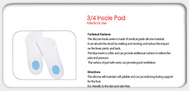 3/4 Insole Pad