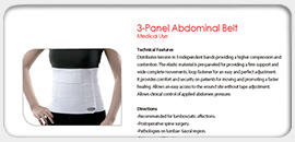 Faja Abdominal 3 Paneles