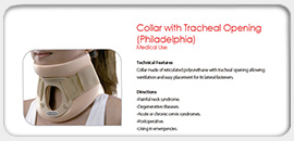 Collar wth Tracheal Opening (Philadelphia)