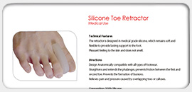 Silicone Toe Retractor