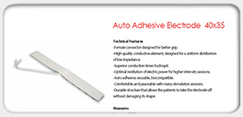 Electrodo Autoadhesivo 40x35