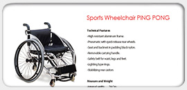 Sports Wheelchair PING PONG