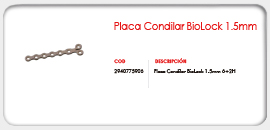 Placa Condilar BioLock 1.5mm