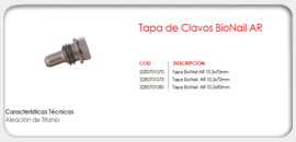 Tapa de Clavos BioNail AR