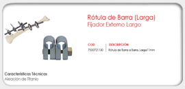 Rótula de Barra (larga)