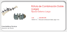 Rótula de Combinación Doble (larga)