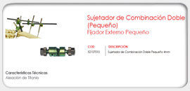 Sujetador de Combinación Doble Pequeño