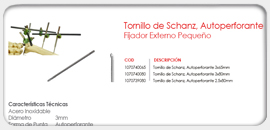 Tornillo de Schanz, Autoperforantes Pequeño
