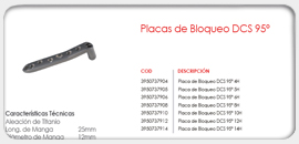 Placa de Bloqueo DCS 95°