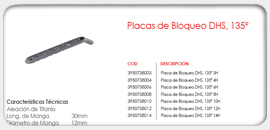 Placa de Bloqueo DHS 135°