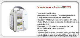 Bomba de Infusión BT2022