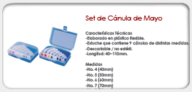 Set de Cánula de Mayo