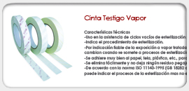 Cinta Testigo Vapor