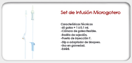 Set de Infusión Microgotero