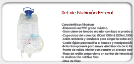 Set de Nutrición Enteral