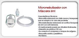 Micronebulizador con Máscara 6ml