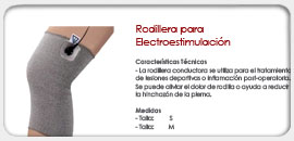 Rodillera para Electroestimulación