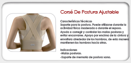 Corsé de Postura  Ajustable