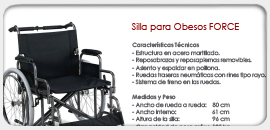 Silla Para Obesos FORCE