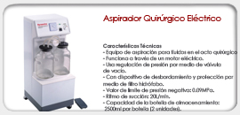 aspirador quirurgico electrico